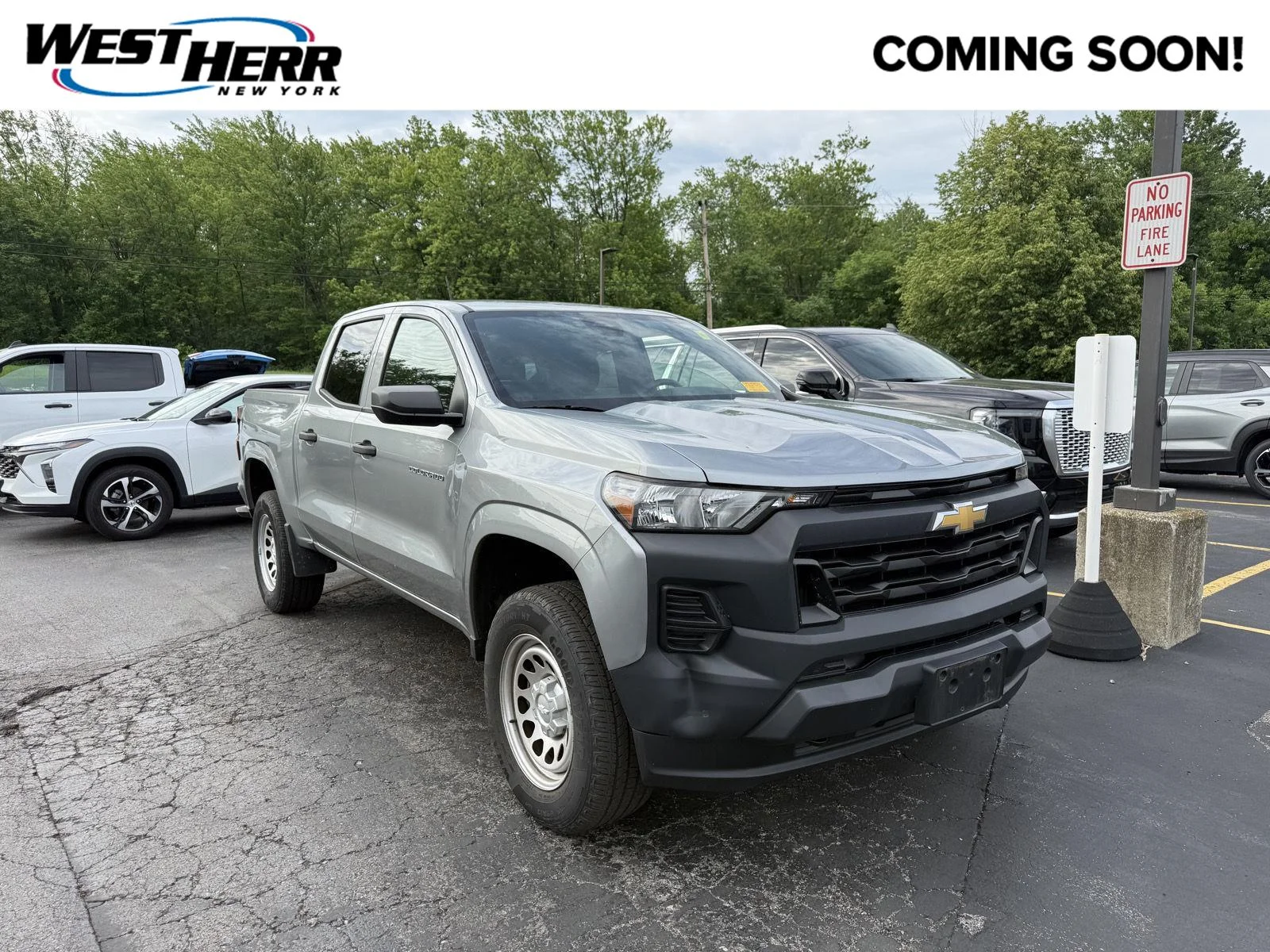 Used 2023 Sterling Gray Metallic Chevrolet 4WD Work Truck image 1