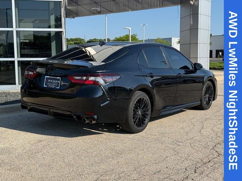 Used 2022 Midnight Black Metallic Toyota SE Nightshade image 4