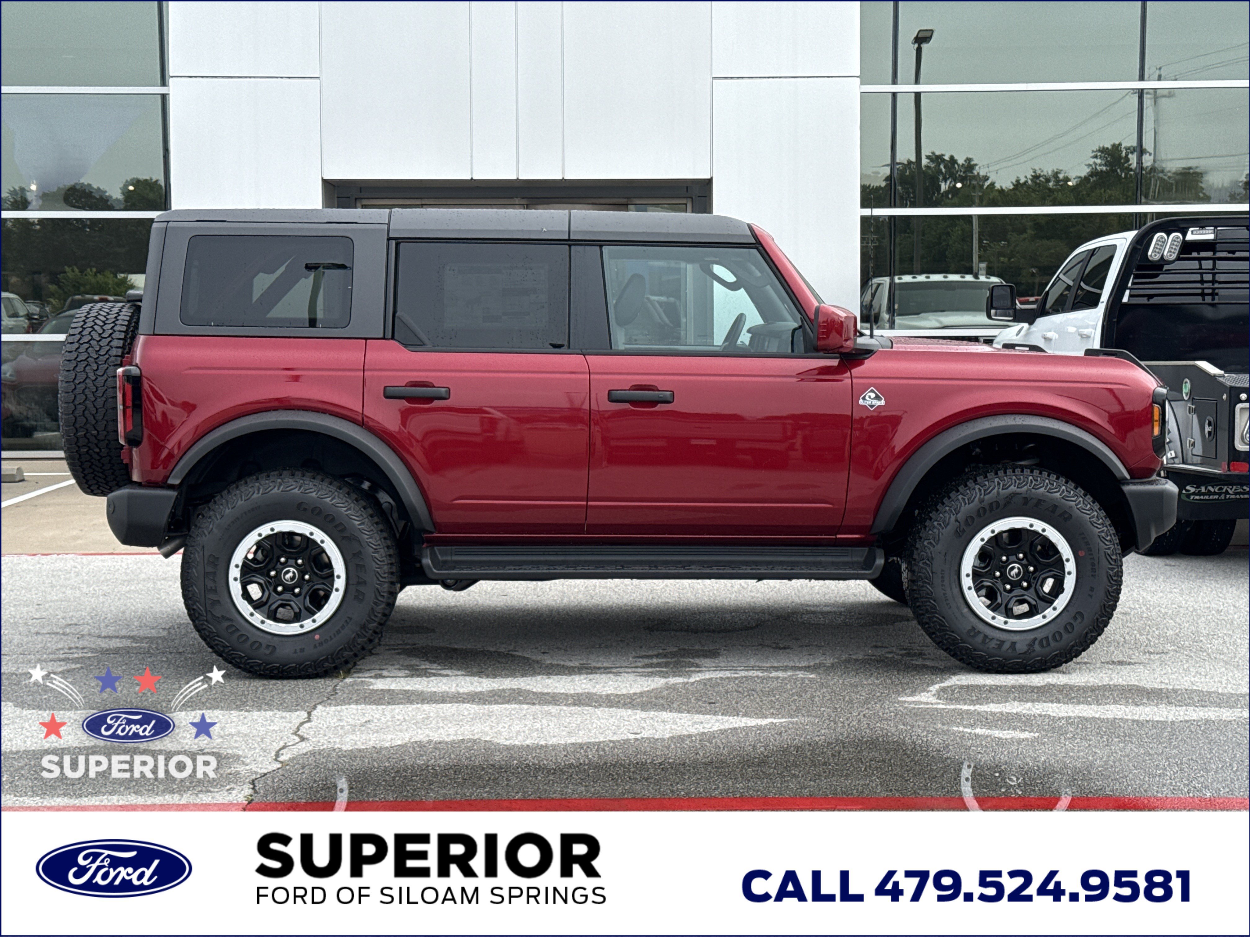 New 2026 Ruby Red Metallic Tinted Clearcoat Ford Outer Banks 4WD image 2