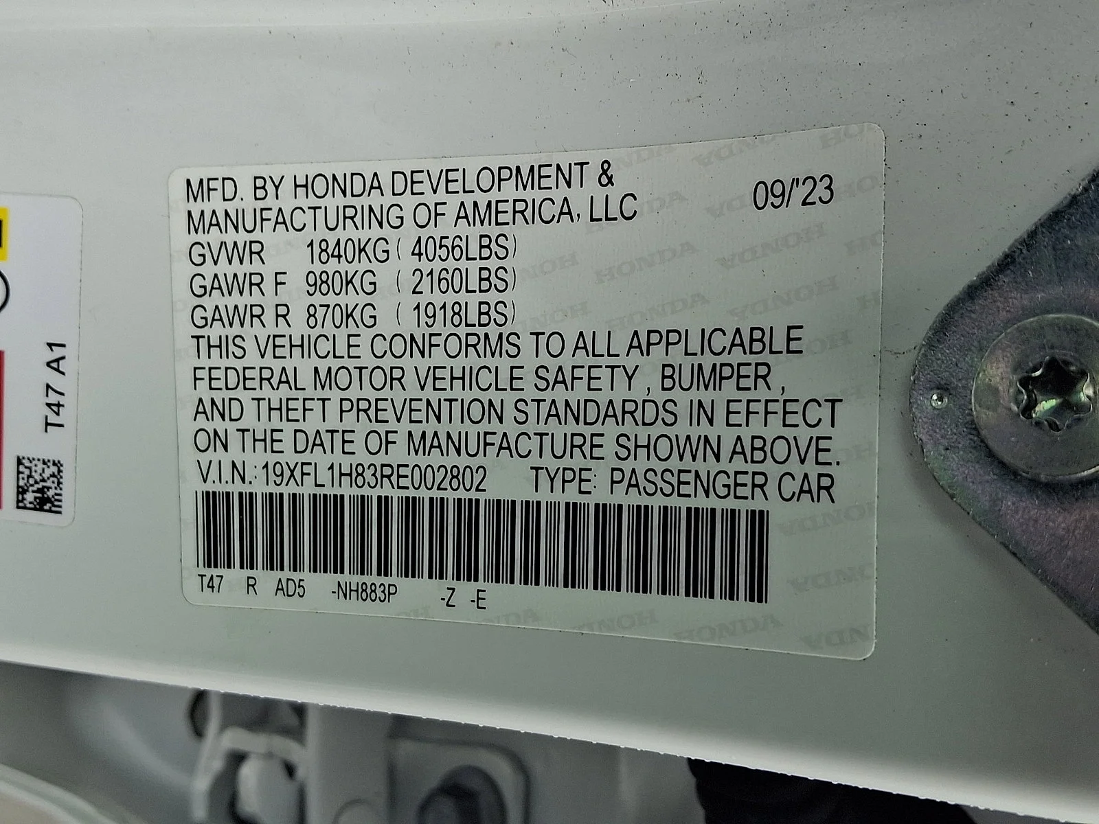 Certified Used 2024 Platinum White Pearl Honda 1.5T SP TRG image 26