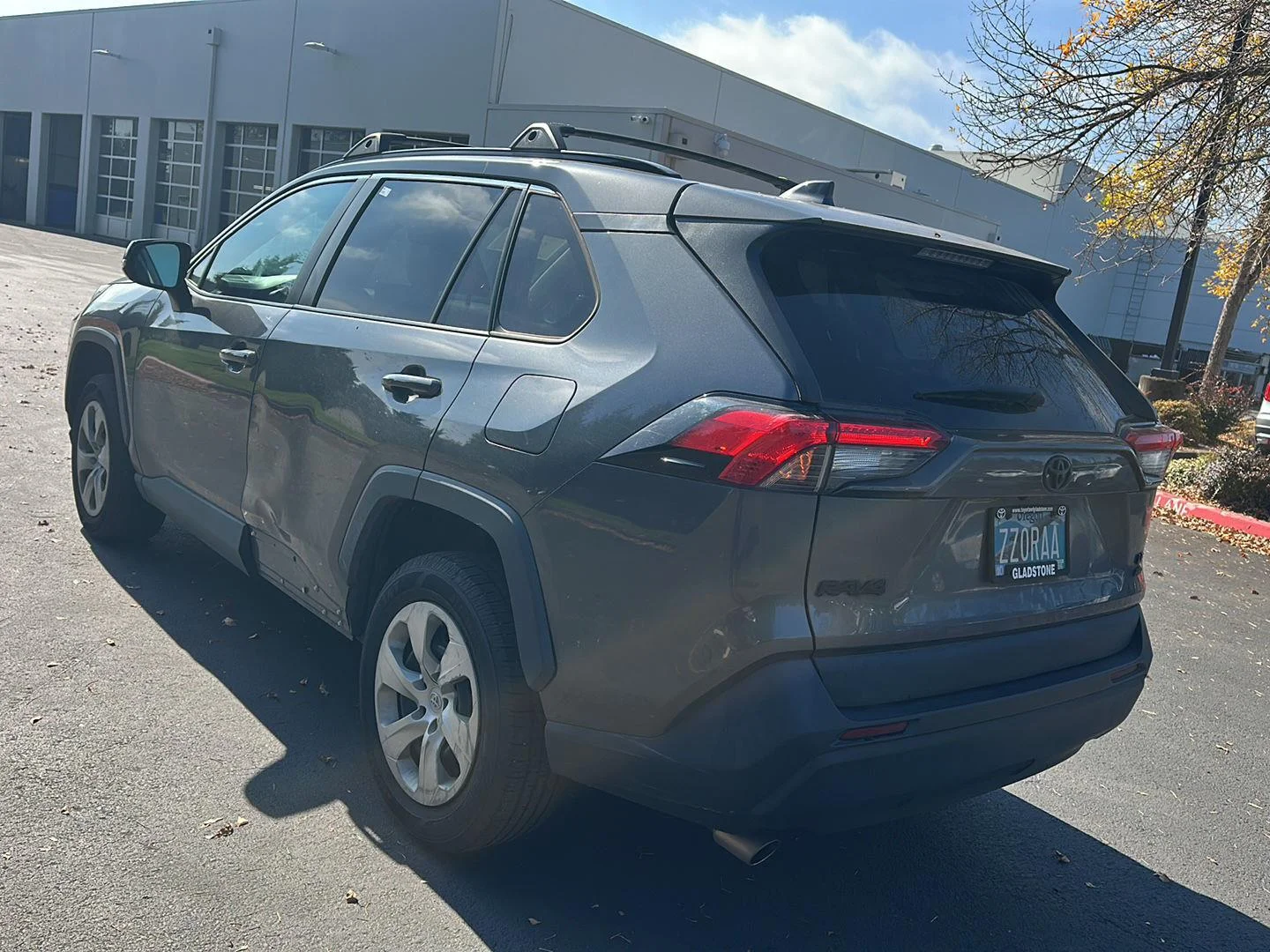 Used 2021 Magnetic Gray Metallic Toyota LE image 2