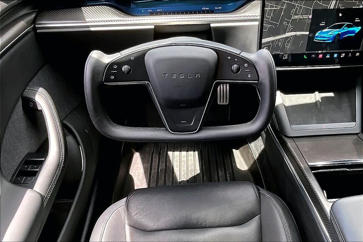Used 2021 Midnight Silver Metallic Tesla Plaid image 13