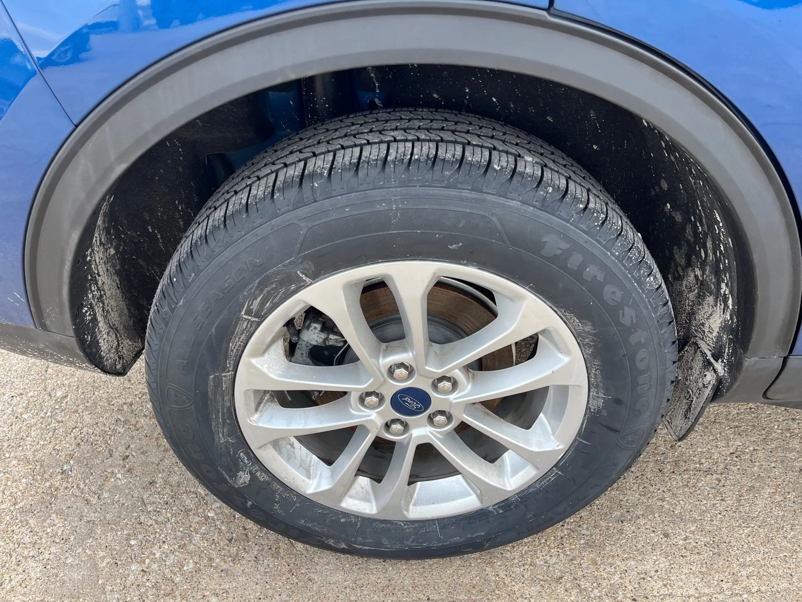Used 2022 Atlas Blue Metallic Ford SE image 29