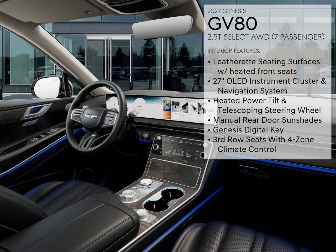 New 2027 Black Genesis 2.5T SELECT image 17