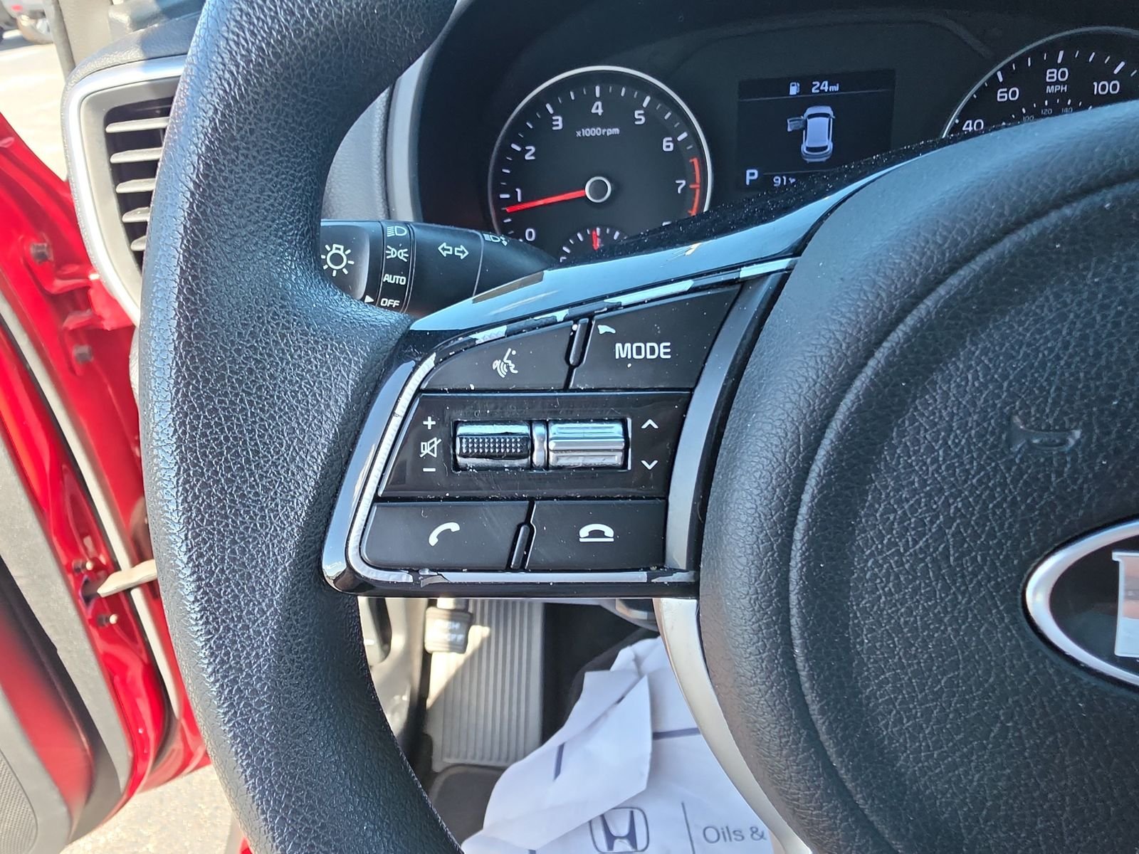 Used 2020 Red Kia LX image 20