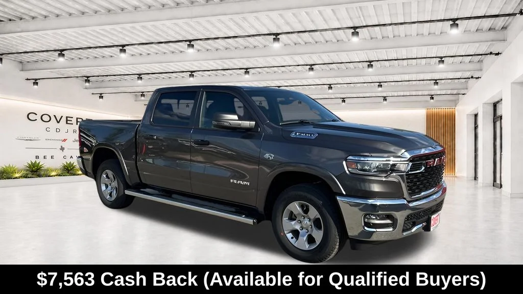 New 2026 Granite Crystal Metallic Clear-Coat Exterior Paint RAM Big Horn/Lone Star image 1