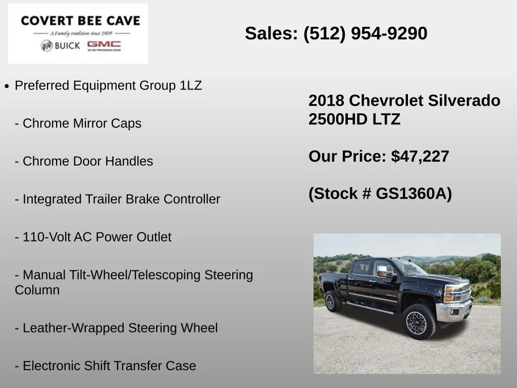 Used 2018 Black Chevrolet LTZ image 18