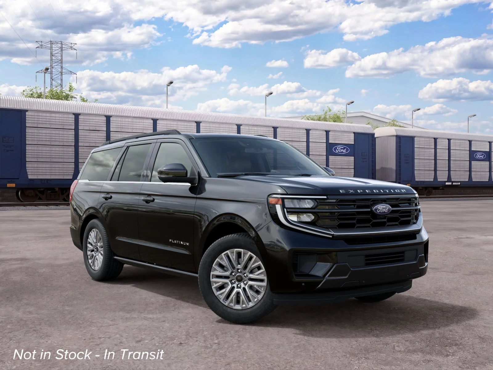 New 2027 Agate Black Metallic Ford Platinum image 4