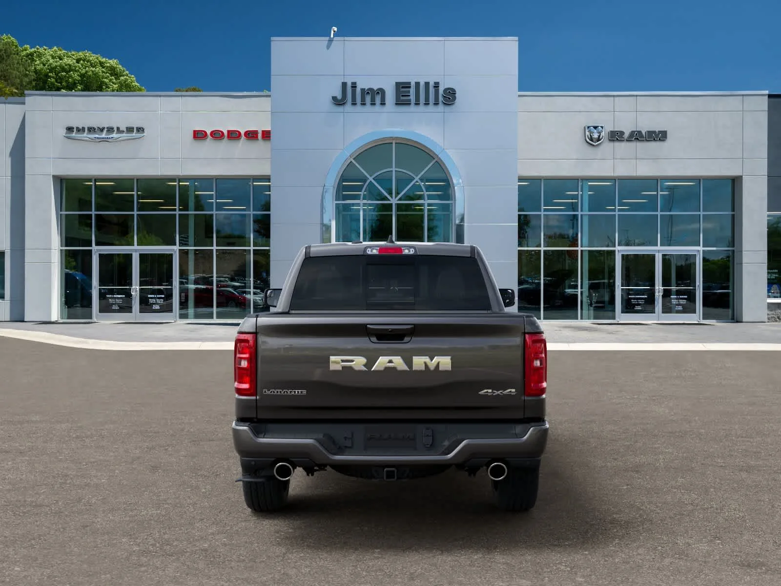 New 2026 Granite Crystal Metallic Clear-Coat Exterior Paint RAM Laramie image 7