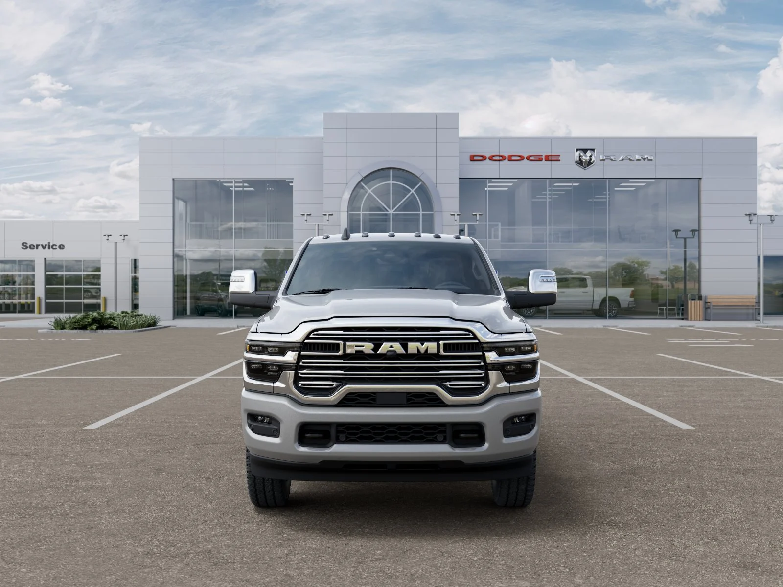 New 2026 Silver-Zynith Exterior Paint RAM Laramie image 33