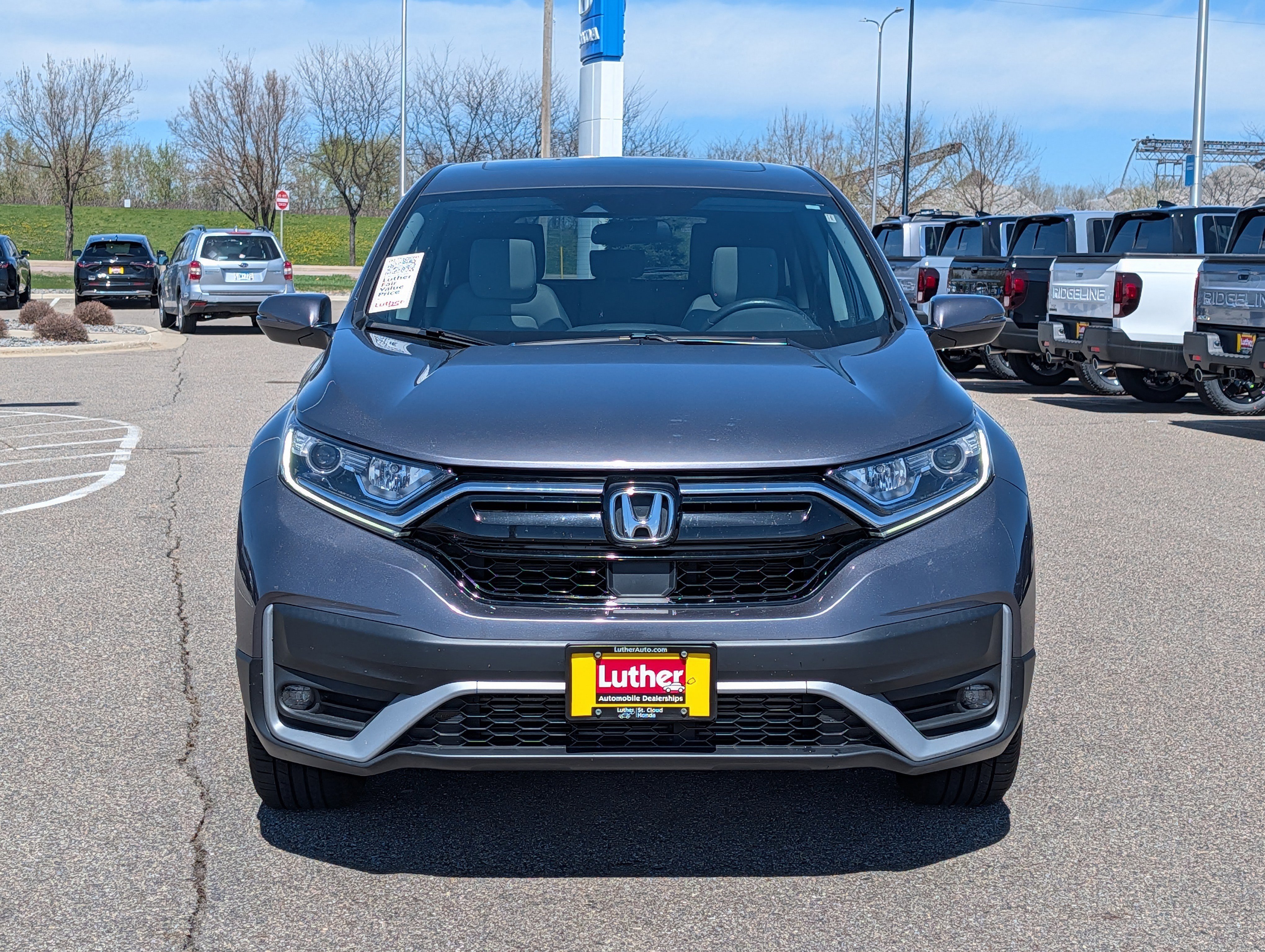 Used 2022 Honda CR-V EX with VIN 7FARW2H54NE011923 for sale in Waite Park, Minnesota