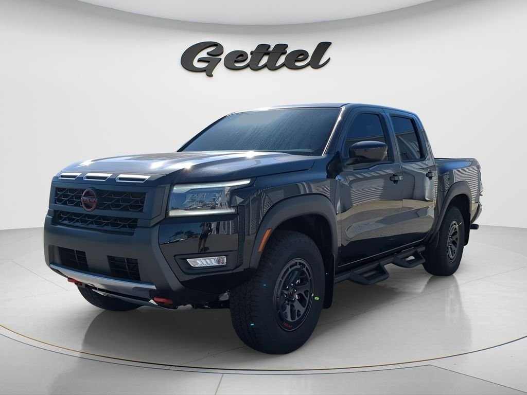 Super Black 2026 Nissan Frontier Pickup Truck Four-Wheel Drive 9-Speed Automatic Overdrive