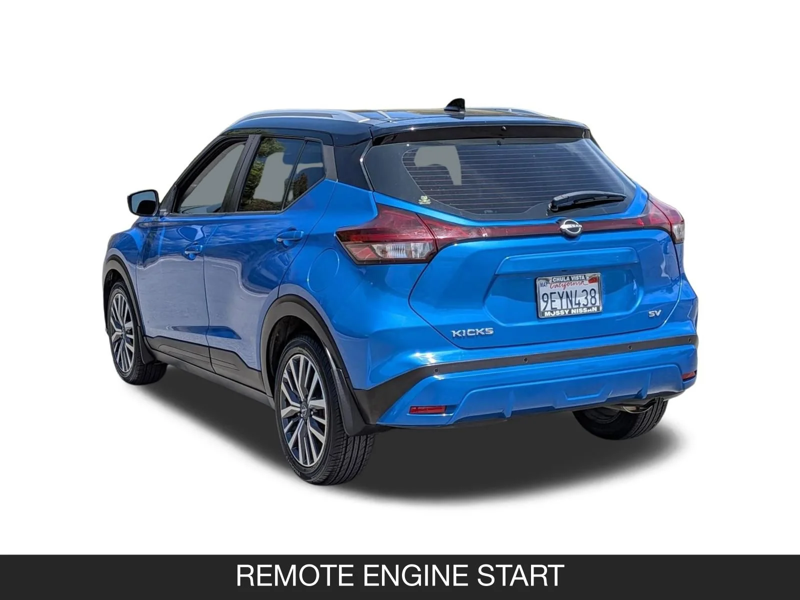 Used 2023 Electric Blue Metallic/Super Black Nissan SV image 7