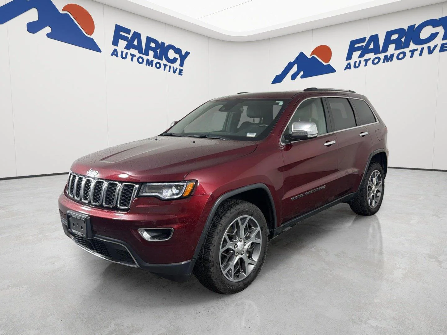 Used 2022 Velvet Red Pearlcoat Jeep Limited image 1