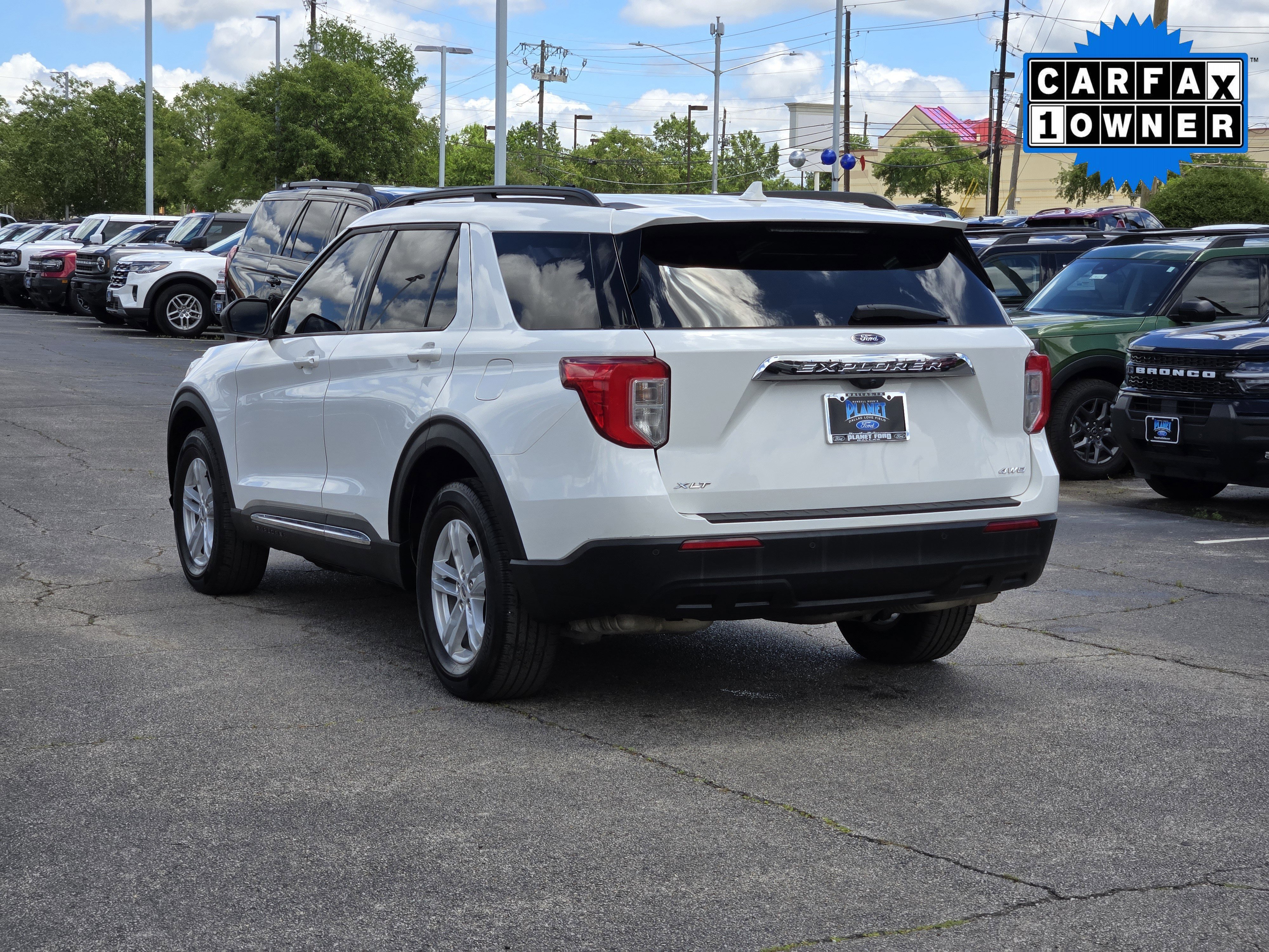 Used 2023 White Metallic Ford XLT image 5