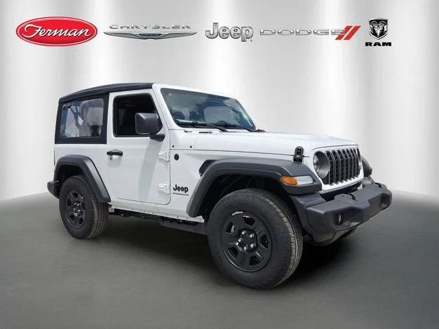 New 2026 Bright White Clear-Coat Exterior Paint Jeep Sport image 1