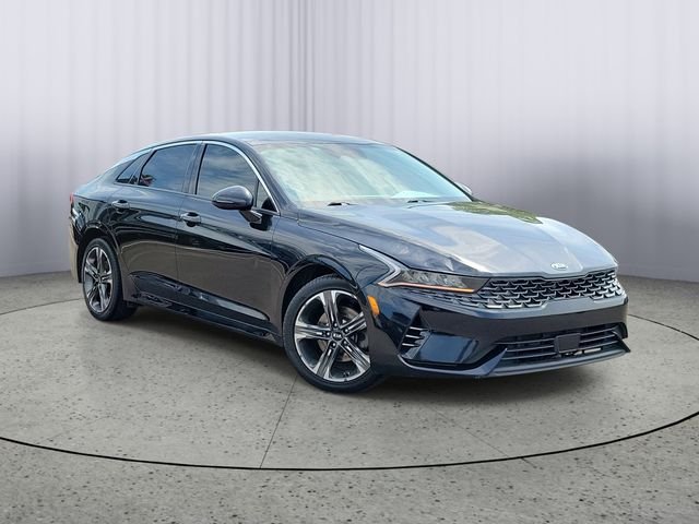 Used 2021 Black Kia EX image 1