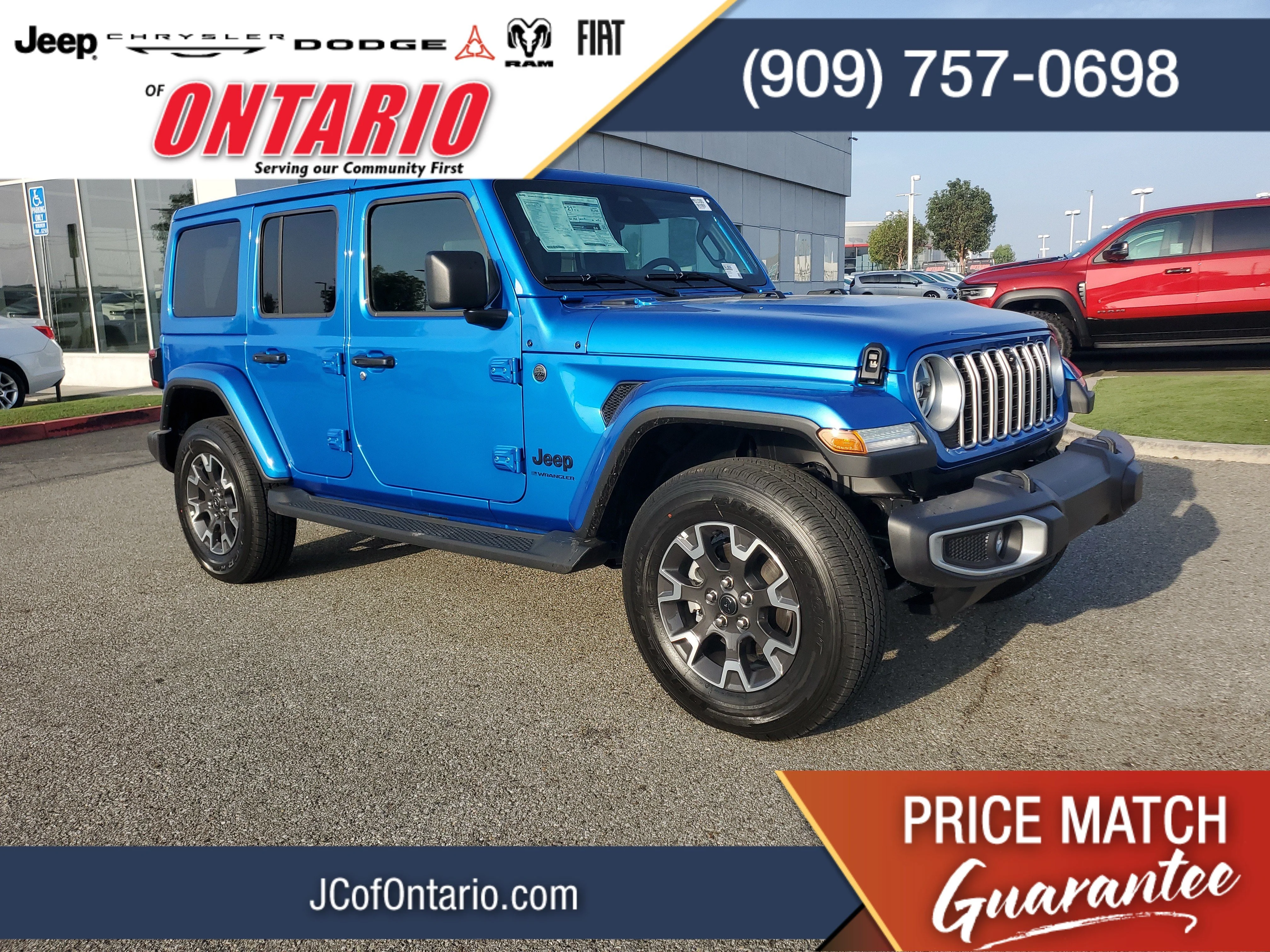 New 2026 Hydro Blue Pearl-Coat Exterior Paint Jeep Sahara image 1