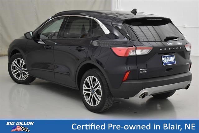 Certified Used 2021 Antimatter Blue Metallic Ford SEL image 13