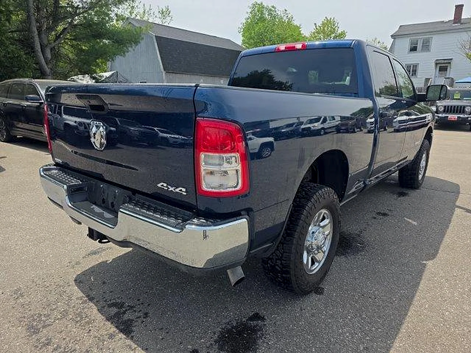 Certified Used 2021 Patriot Blue Pearlcoat Ram Tradesman Crew Cab 4x4 6