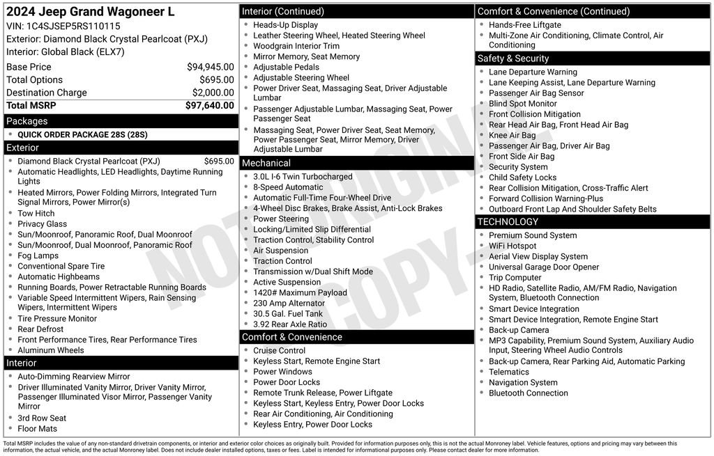 Used 2024 Black Jeep Base image 28