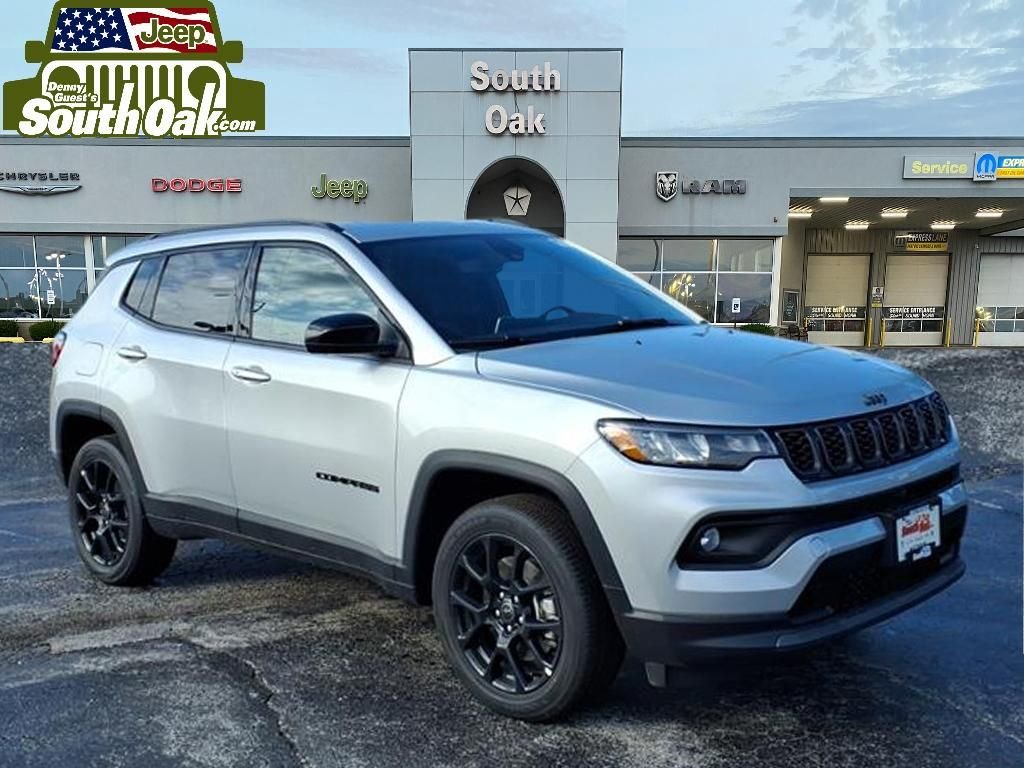 New 2026 Silver Zynith Metallic Clear-Coat Exterior Paint Jeep Latitude image 1