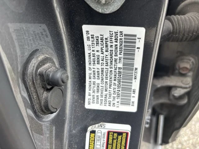 Used 2009 Gray Honda LX image 15