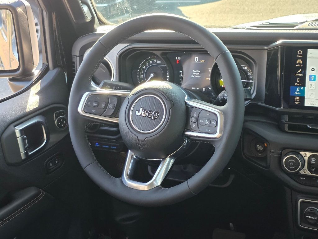 Used 2025 Black Clear Coat Jeep Sahara 4xe image 26