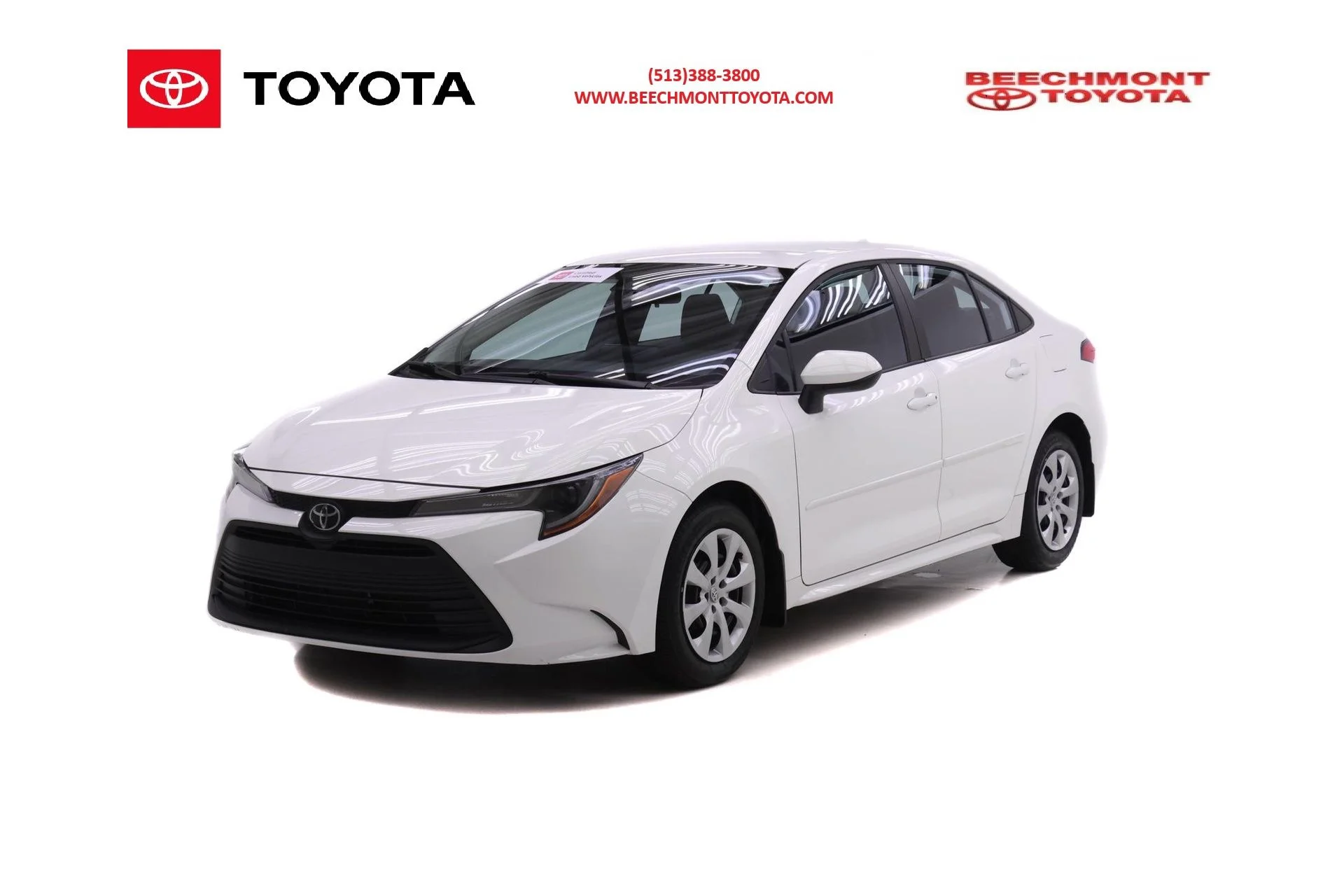 Certified Used 2024 White Toyota LE image 1
