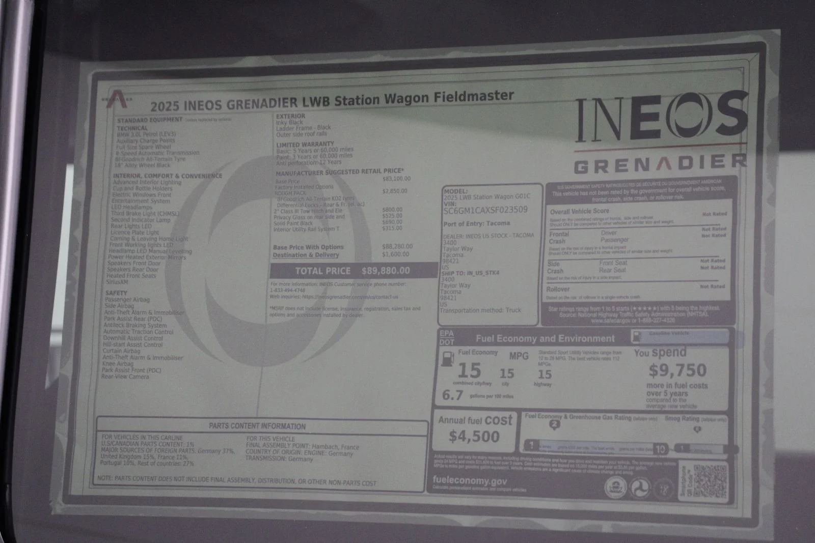 2025 INEOS Grenadier Fieldmaster Edition - Photo 22