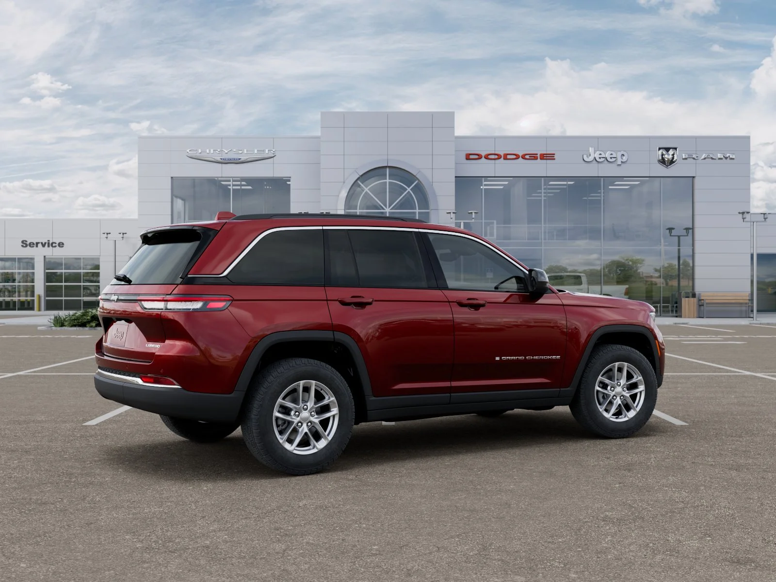 New 2026 Velvet Red Pearl-Coat Exterior Paint Jeep Laredo X image 37