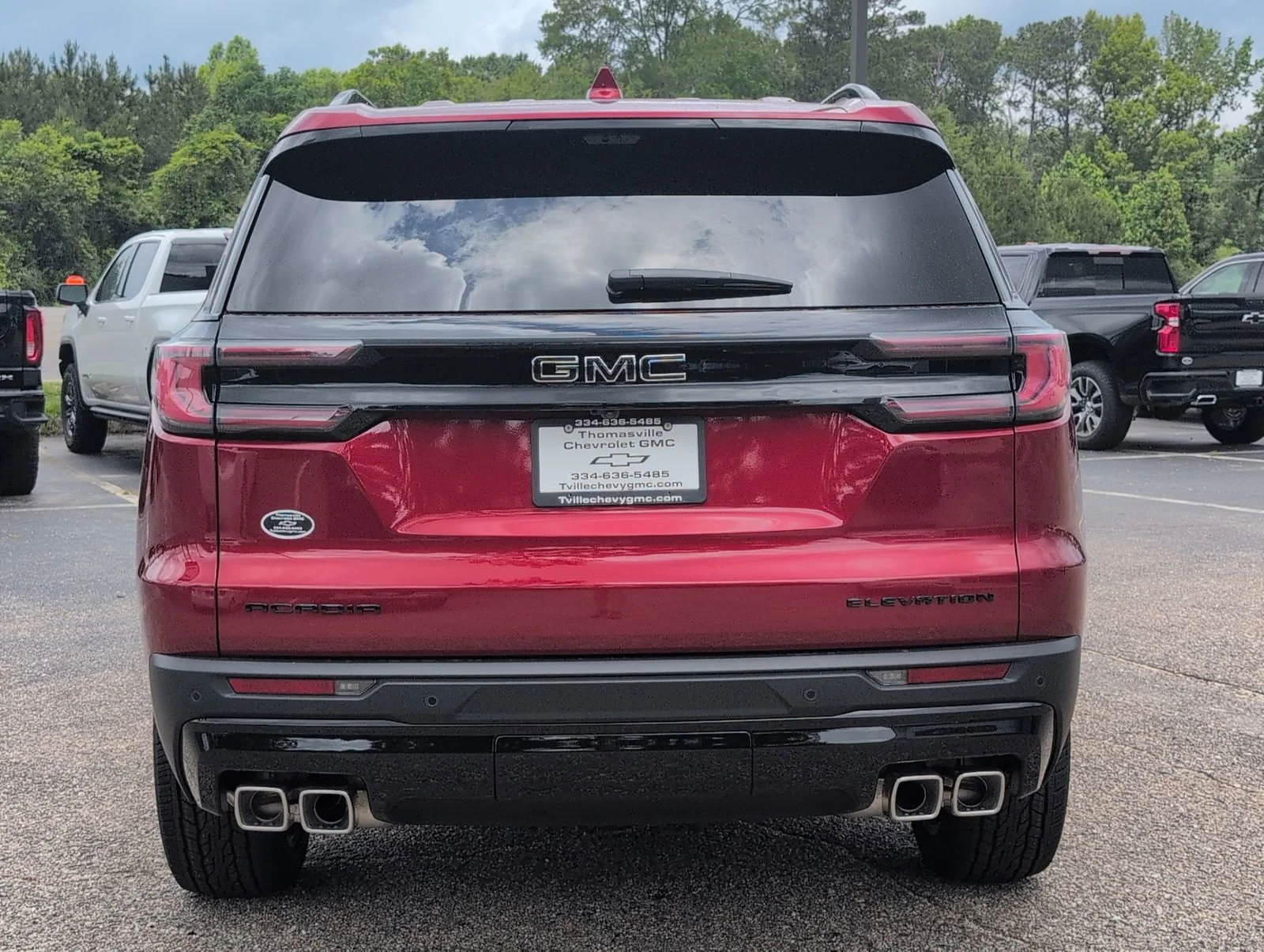 New 2026 Volcanic Red Tintcoat GMC Elevation image 4