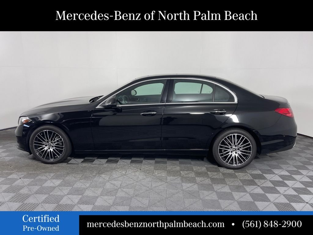 Certified Used 2025 Black Mercedes-Benz C 300 image 3