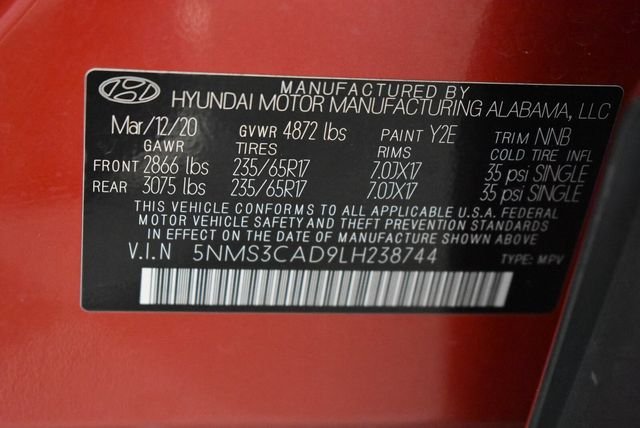 Used 2020 Red Hyundai SEL image 47