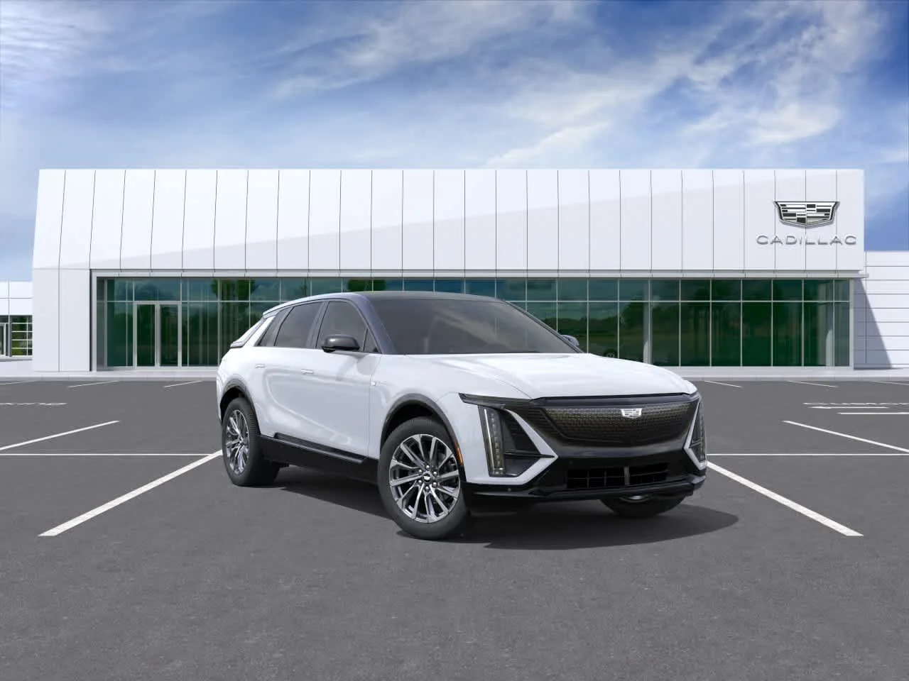 New 2027 Vibrant White Tricoat Cadillac Sport image 1
