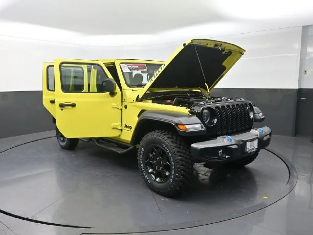 Used 2023 Yellow Jeep Willys 4xe image 30