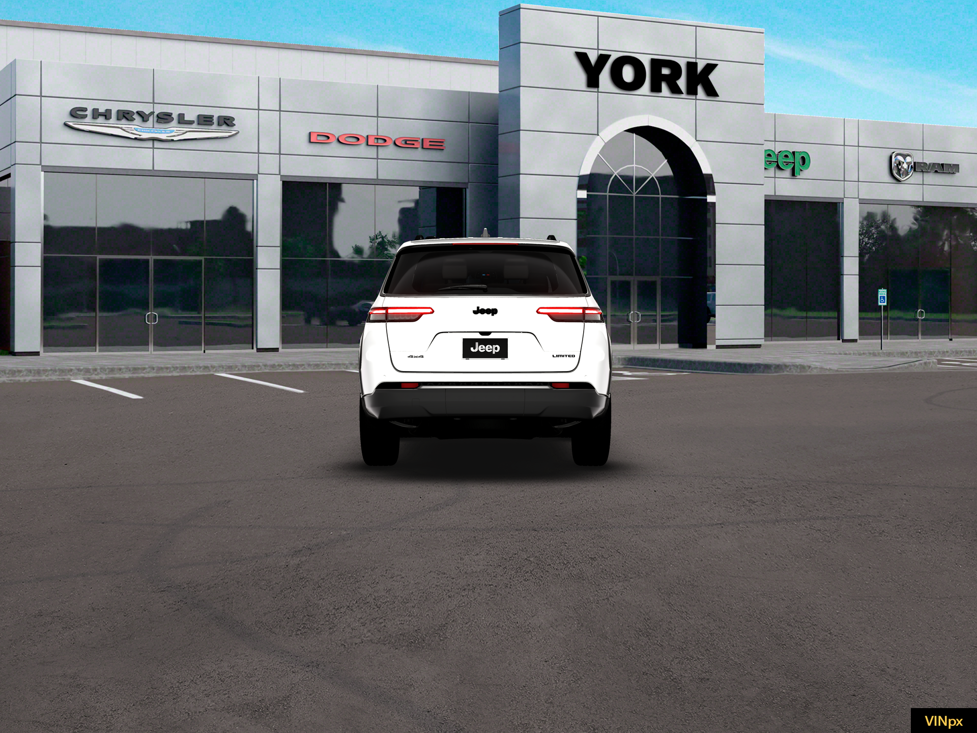 New 2026 Bright White Clear-Coat Exterior Paint Jeep Limited image 6