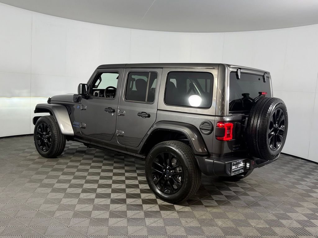 Certified Used 2025 Gray Jeep Sahara 4xe image 8