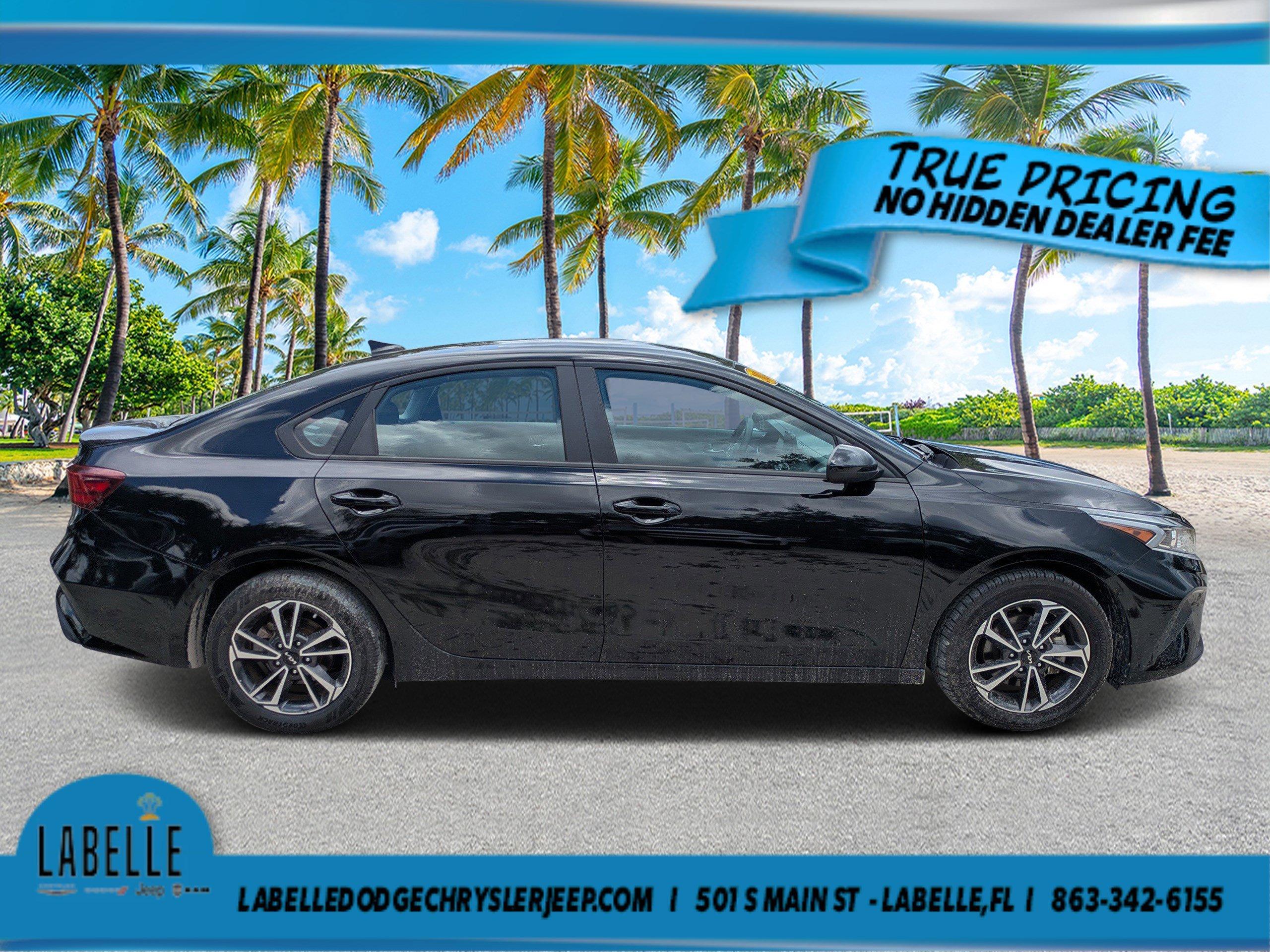 Used 2024 Aurora Black Kia LXS image 2