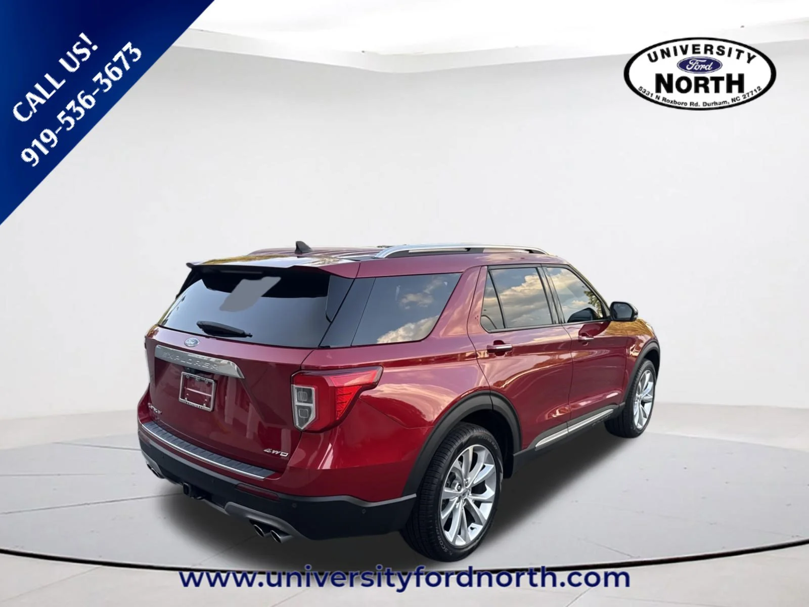 Used 2022 Rapid Red Metallic Tinted Clearcoat Ford Platinum image 7
