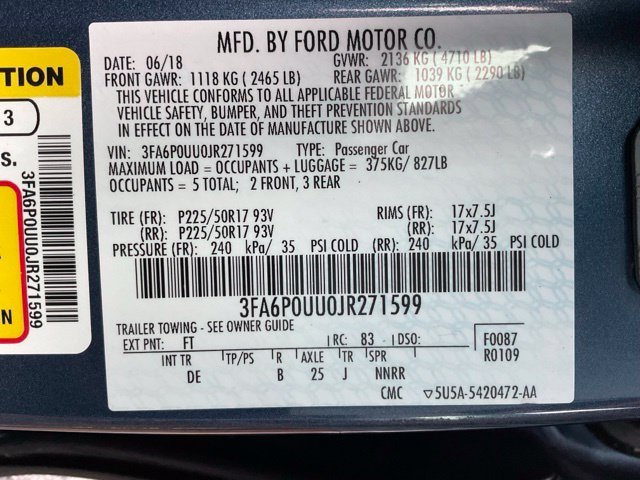 Used 2018 Blue Metallic Ford S image 43