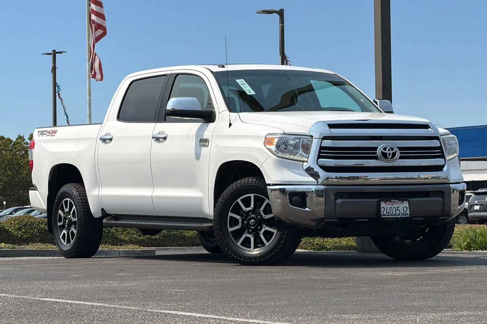 Used 2016 White Toyota 1794 image 2