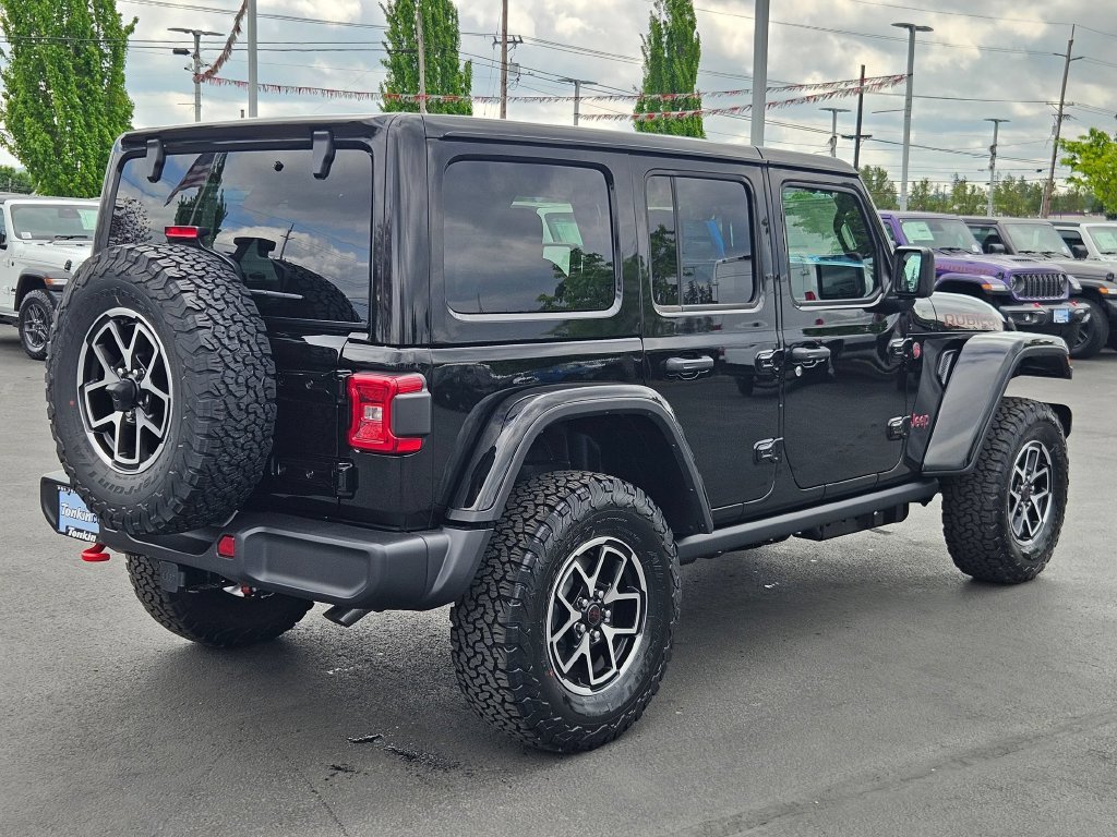 New 2026 Black Clear-Coat Exterior Paint Jeep Rubicon image 6