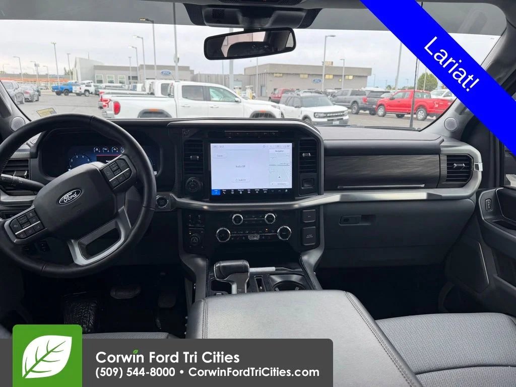 Certified Used 2024 White Metallic Ford Lariat image 6