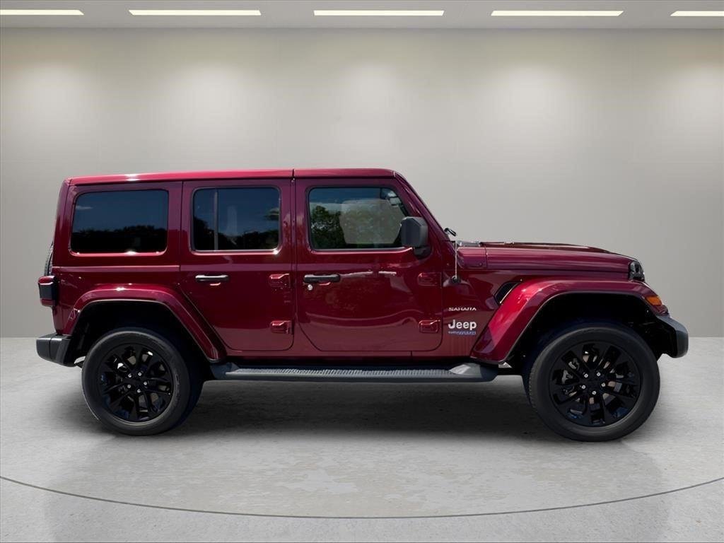 Used 2022 Snazzberry Pearlcoat Jeep Unlimited Sahara image 6
