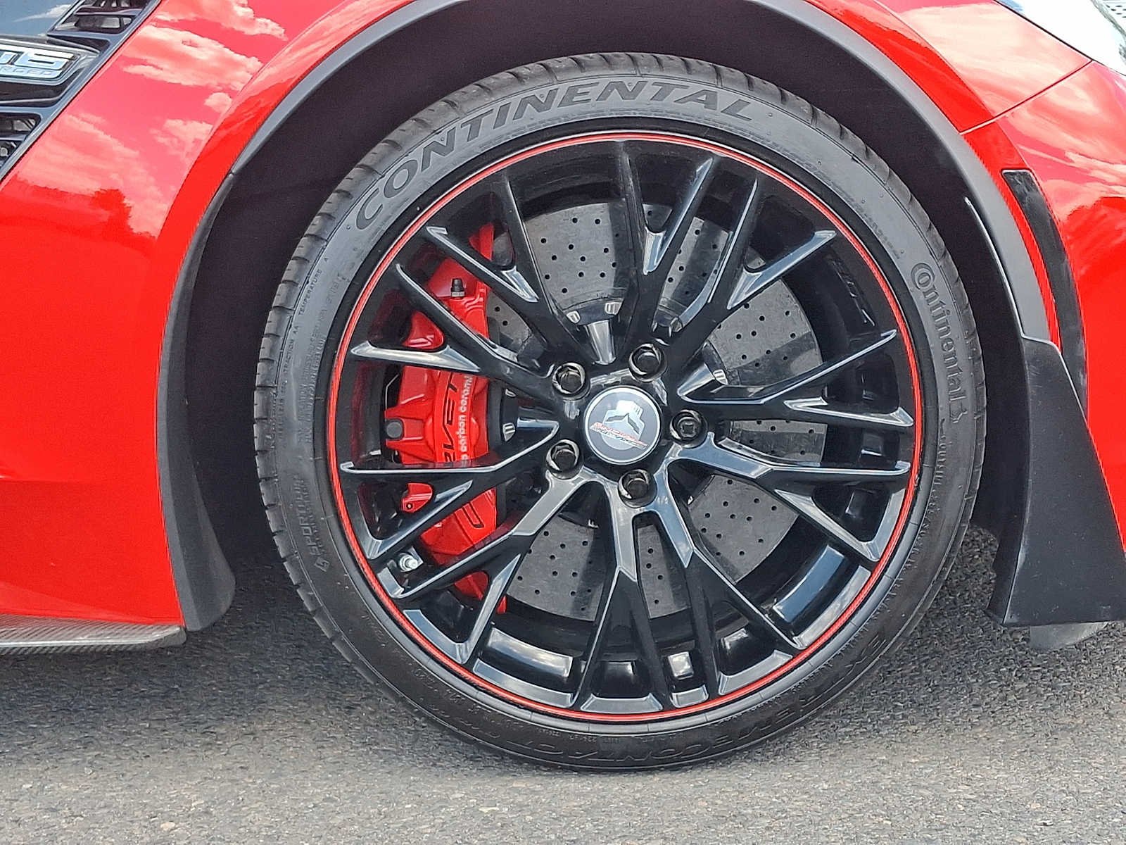 Used 2015 Torch Red Chevrolet Z06 3LZ image 8