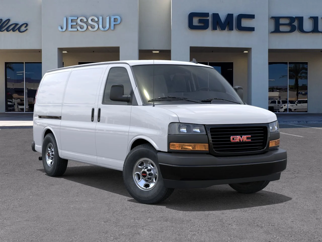 New 2025 Summit White GMC Work Van image 7