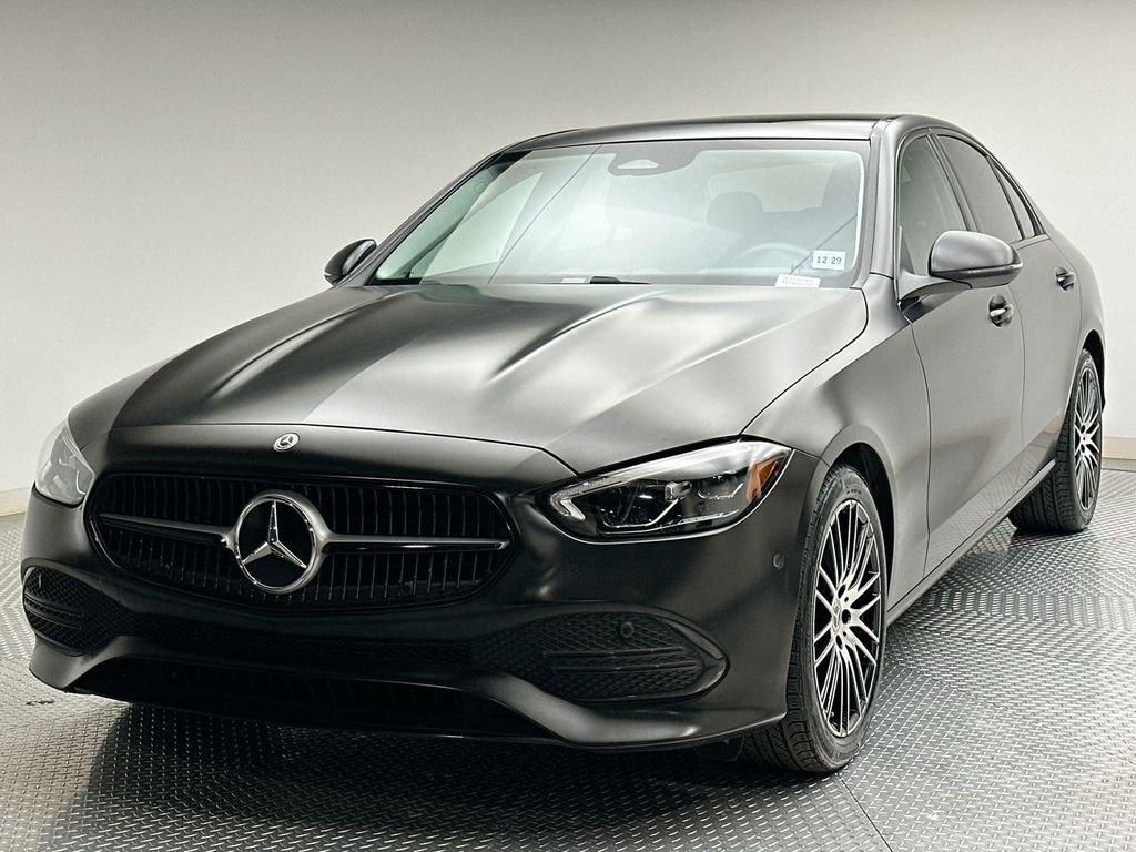 Used 2024 Black Mercedes-Benz C 300 image 1