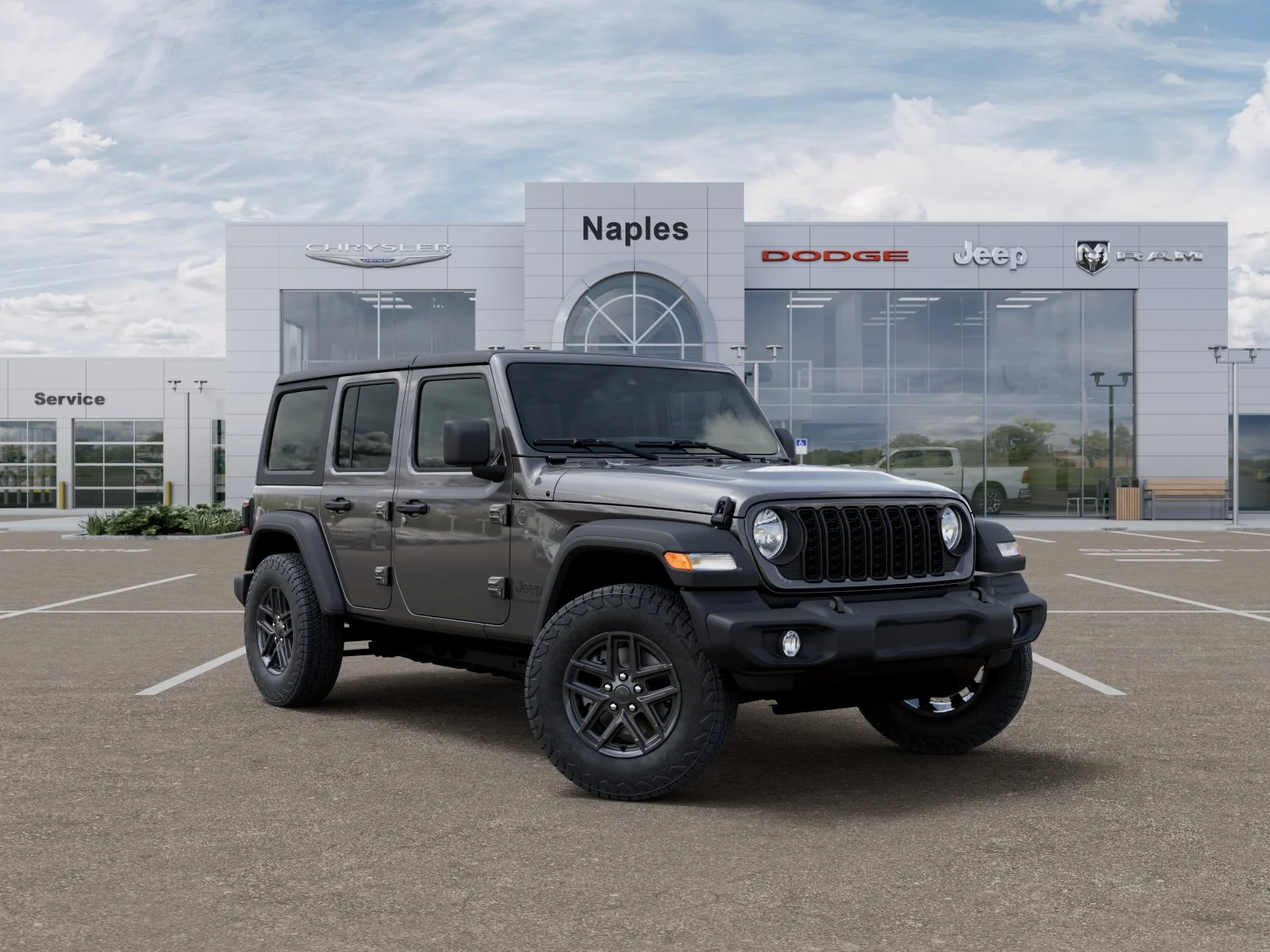 New 2026 Granite Crystal Metallic Clear-Coat Exterior Paint Jeep Sport S image 31