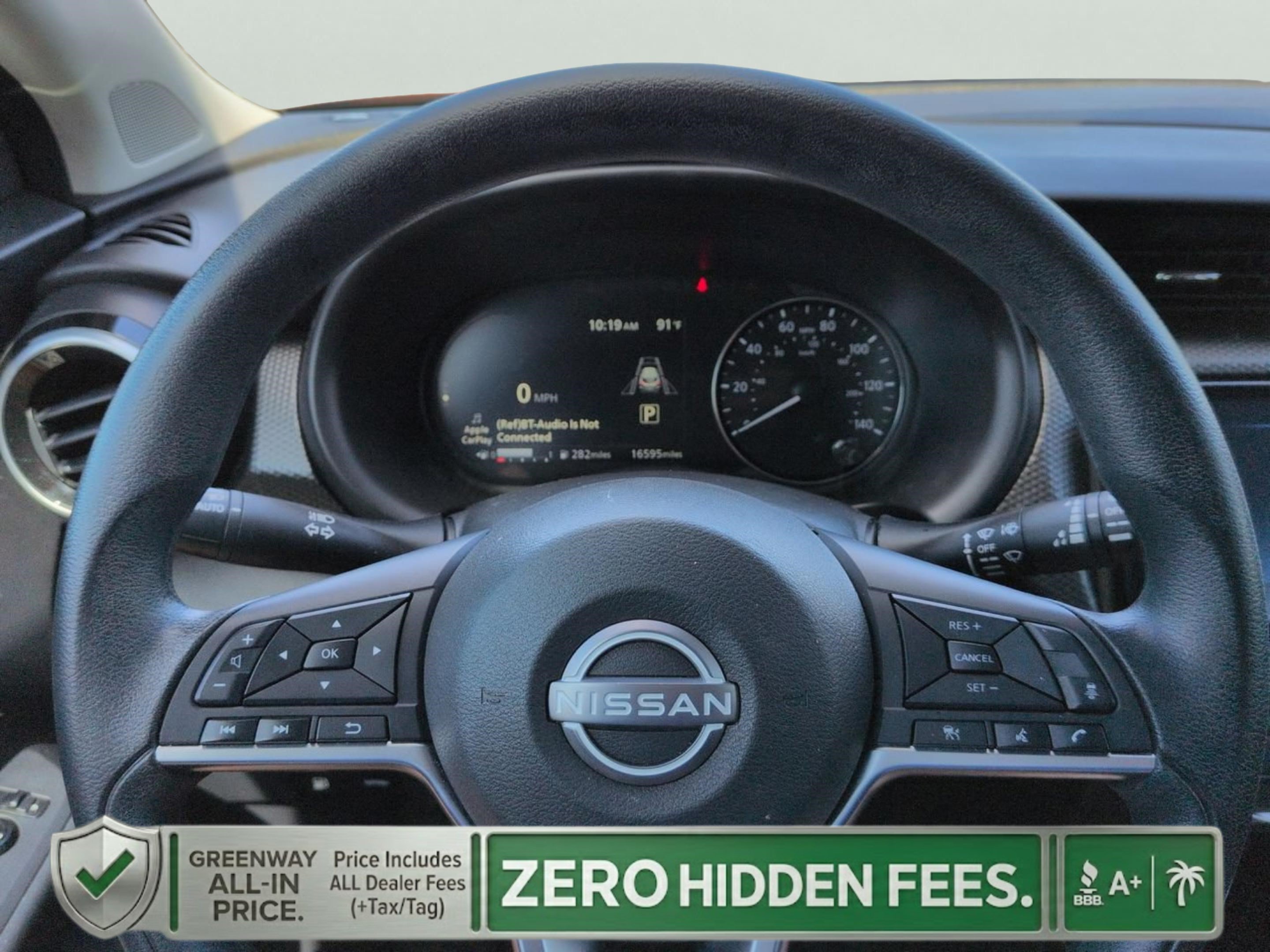 Used 2024 Monarch Orange Metallic/Super Black Nissan SV image 22